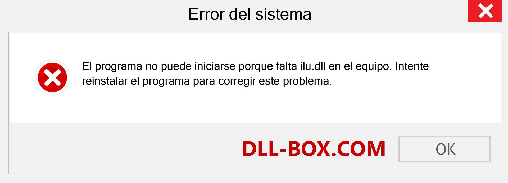 ¿Falta el archivo ilu.dll ?. Descargar para Windows 7, 8, 10 - Corregir ilu dll Missing Error en Windows, fotos, imágenes