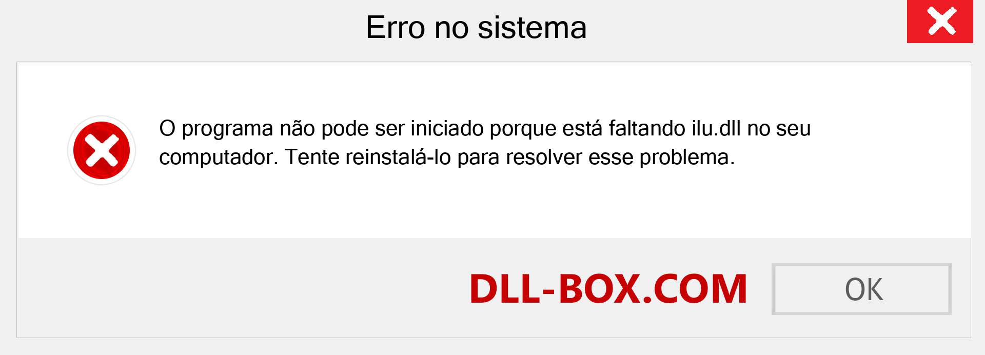 Arquivo ilu.dll ausente ?. Download para Windows 7, 8, 10 - Correção de erro ausente ilu dll no Windows, fotos, imagens